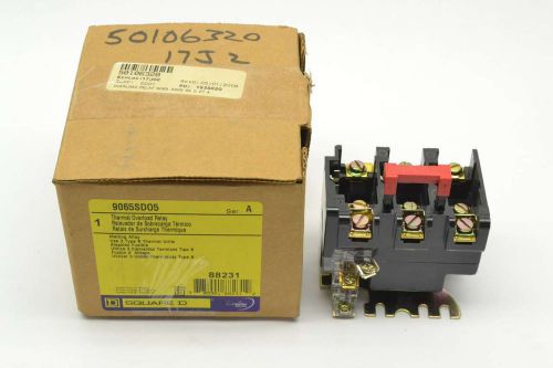 NEW SQUARE D 9065SD05 SER A THERMAL 27A AMP OVERLOAD RELAY B425855
