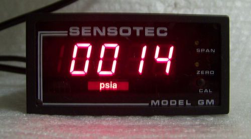 Sensotec GM Digital Transducer Display and Signal Conditioner for mV/V Several