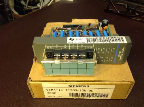 Siemens Simatic TI305-20N 9205 Input Module NEW NOS $39