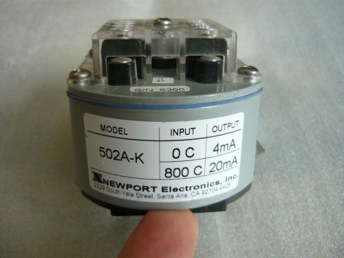 Quantity 2 -Temperature Transmitter 4-20ma (0 - 800 degrees C) plus Thermocouple