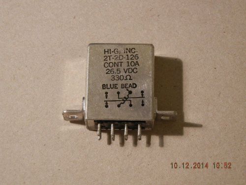 Hi-g general purpose relay, 2t-2d-126, new for sale