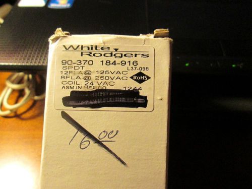 RBM Type 184 White Rodgers Relay Coil / 90-370 /184-916  /  L37-098