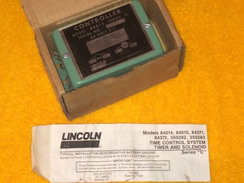 ***new*** lincoln time control system 84015 series c lube timer &amp; solenoid for sale