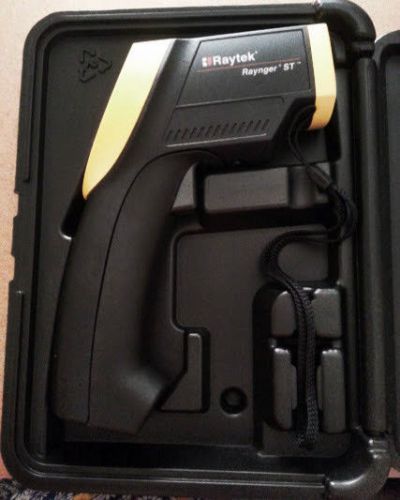Raytek raynger st80 infrared thermometer with laser sight new in box,manual,case for sale