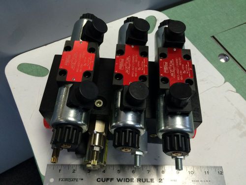 New argo solenoid valve 120vac 320barmax and block rpe3-063z11/02400e1 bx for sale