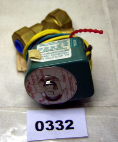 (0332) asco solenoid valve 8222a70 1/4&#034; for sale