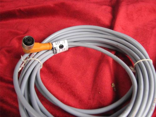 Balluff Euro Cordset Euro-Fast 3 Wire Cable Connector 3/18 P/N BKS-S20-1/5