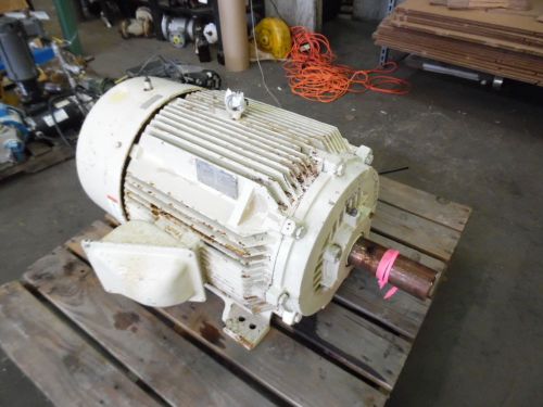 SIEMENS 100 HP PE-21 PLUS MOTOR, RPM 1780, FR 405T, V 460, RGZESD, USED