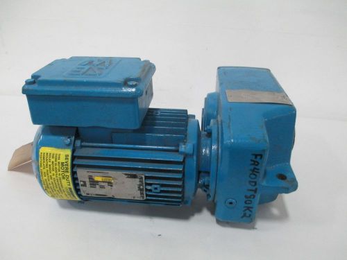 SEW EURODRIVE FA40DT80K2 DFT80K2 9.64:1 GEAR 1HP 230/460V-AC MOTOR D264234