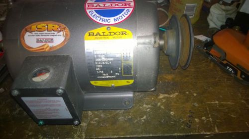 Used baldor 1-1/2 hp electric ac motor 208-230/460 vac 3 phase for sale