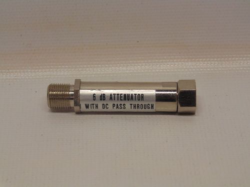 6dB ATTENUATOR WITH DC PASS THROUGH (R2-2-12)