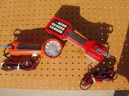 Harris ts22 209 telephone butt set + rotary western electric bell set decent for sale