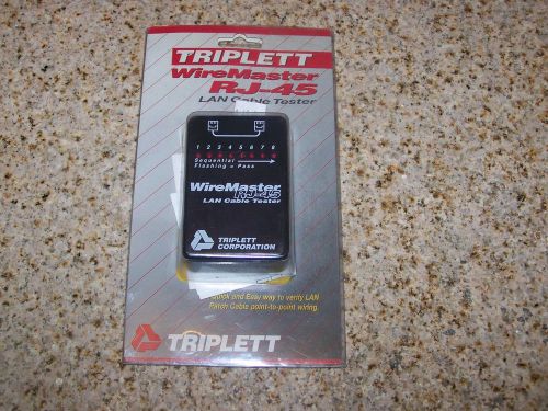 Triplett wiremaster rj-45 lan cable tester - 3251 - new package for sale