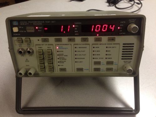 HP Agilent 4935A Portable TIMS Transmission Impairment Measuring Test Set