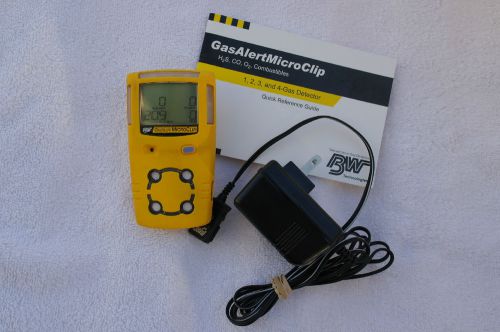 BW Gas Alert Microclip Gas Detector, Calibrated, Mint