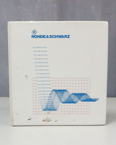 Rohde &amp; Schwarz EMI Test Receiver ESCS 30 Service Manual