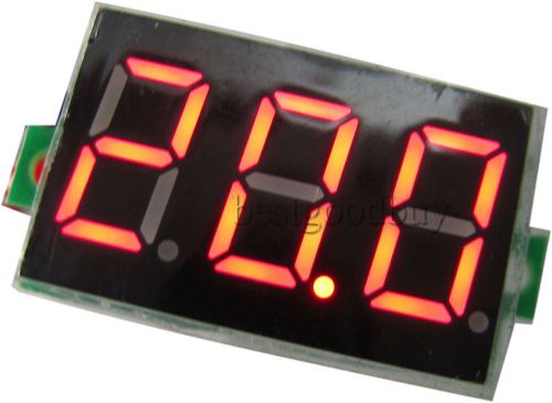 0.36&#034; dc 3.50-30v red led digital voltmeter car volt gauge voltage monitor panel for sale