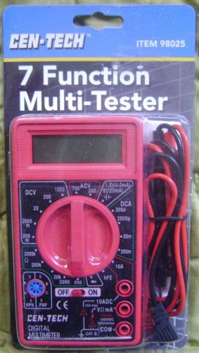 7 function centech multimeter for sale