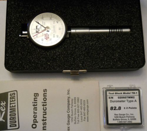 Rex RX-1700-A Type A Precision Dial Shore Durometer, ASTM D-2240