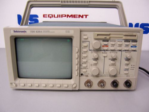 7906 tektronix tds420a 4 channel digitizing oscilloscope 200 mhz 100 ms/s for sale