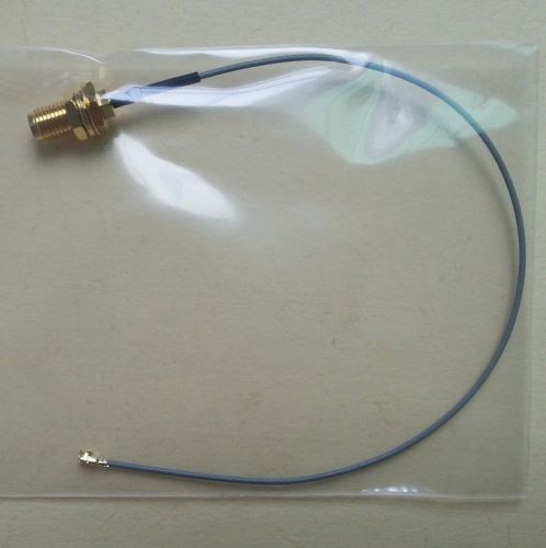 5pcs ufl pigtail ufl cable assemblies u.fl plug male to rp-sma jack female 200mm for sale