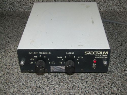 SPECTRUM 1021A FILTER &amp; AMPLIFIER