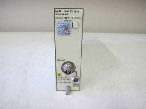 HP Agilent 54712A 1.1 GHz Amplifier Plug-in