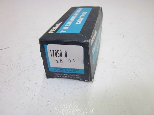 Fenwal 17050-0 thermoswitch control 25a 120vac *used* for sale