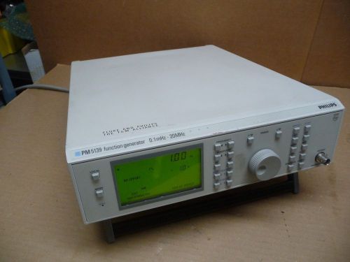 Fluke / phillips pm5139/023 .1mhz - 20mhz function generator made in germany for sale