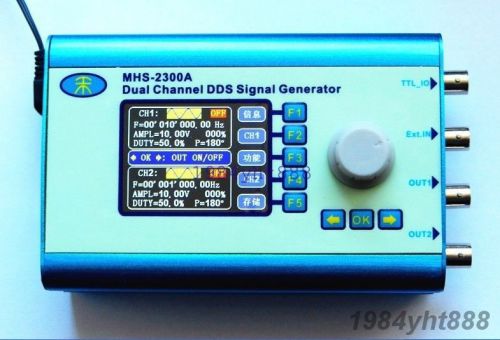 20MHz Arbitrary Waveform Dual Channel DDS Function Signal Generator + 2.4&#034;LCD