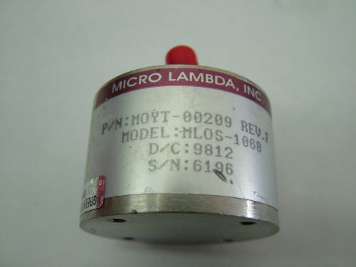 YIG OSCILLATOR MLOS-1068 MICRO LAMBDA 2.5GHz - 9.6GHz TESTED