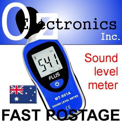 LCD Digital 30-130dB Audio Sound Noise Level Meter Decibel Monitor Brand NEW