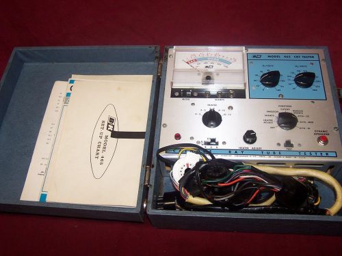 Vintage b&amp;k model 465 crt-cathode ray tube tester-nice one for sale