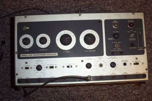 B &amp; K 1076 TELEVISION ANALYST VINTAGE USED FROM TECHNICIAN ESTATE