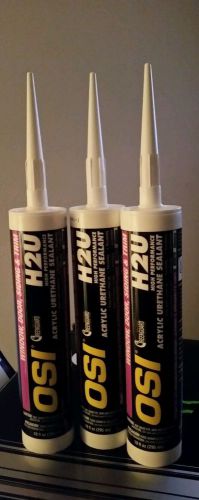 Osi Sealants 10.2 Oz White H2U Window Door &amp; trim Urethane Acrylic Seal (3-pack)