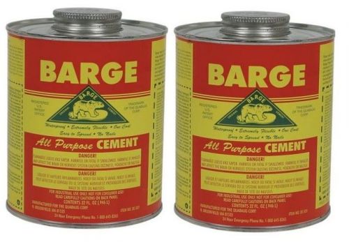 2 Quart 32oz Barge Rubber Contact Cement Glue Adhesive Waterproof  Applicator