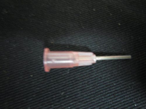 Kahnetics KDS Dispensing Needle 18 ga 0.038id x 1/2&#034; Tip Pink 20 PC