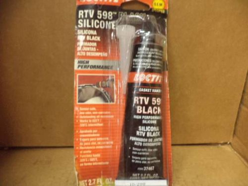 4-2.7 OZ LOCTITE BLACK RTV HIGH PERFORMANCE  PART NUMBER 37467 NEW OLD STOCK