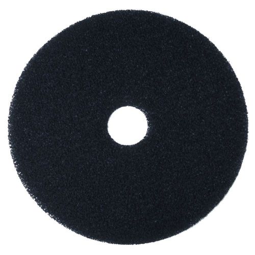 3m black stripper pad 7200, 14&#034; floor care pad (case of 5)  - free shipping! for sale