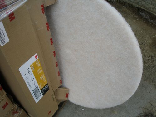 3m white burnishing pads 3200 count 5 high speed 1500-3000 rpm for sale