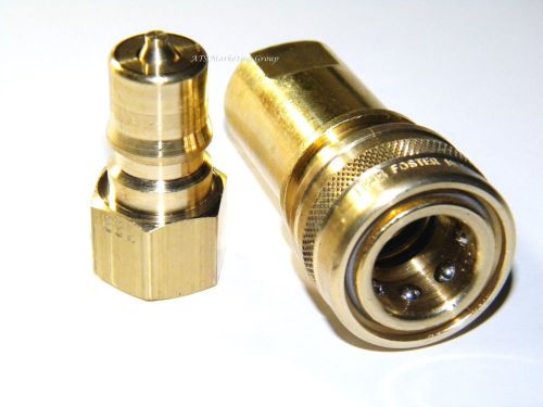 Carpet cleaning - high quality 1/4&#034; brass qd - for hose, wand, extractor for sale
