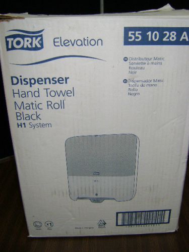 Tork Elevation Matic Hand Towel Roll Dispenser H1 System Black 551028A