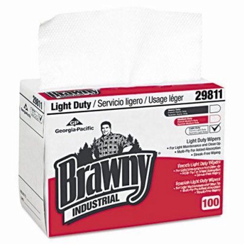 Brawny industrial light duty paper wipes 2 ply 8x12.5 (gpc 292-21) for sale
