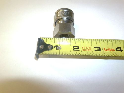 1 pc  Pressure Washer  Quick Connect Coupler 3/8&#034; Female  5500 psi Stainless