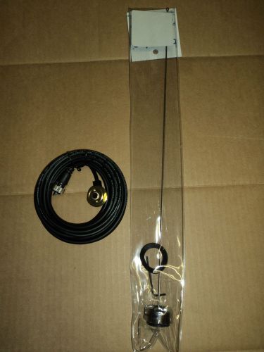 Uhf or vhf 1/4 wave nmo antenna kit and 17&#039; antenna cable w/ pl-259 br-pt152 for sale