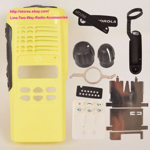 10x Yellow Refurbish Repair kit Case Housing For Motorola HT1250 Two Way Radio