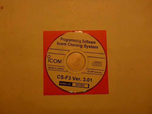 Icom IC-F3 / F4 Programming Software