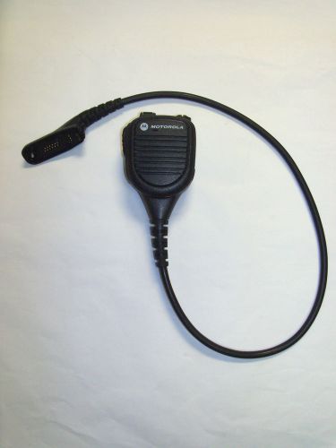 Motorola impres public safety microphone w rx jack 24&#034; cable model pmmn4060a oem for sale