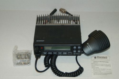 STANDARD GX-4800UT (AC) NARROW BAND UHF LTR GMRS  MOBILE W NEW MIC 80 AVAILABLE