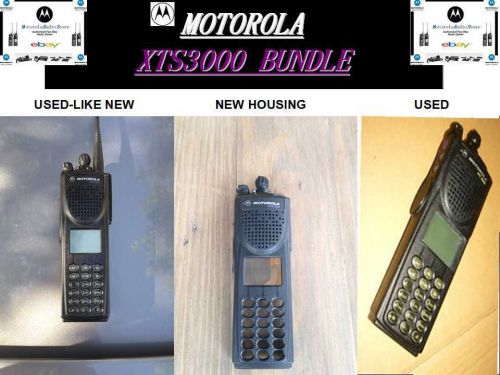 Motorola Black XTS3000 Model 3 800Mhz (RADIO BUNDLE)